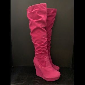 Hot Pink Boots